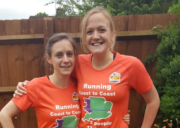 Lifelong friends Ele  Parrott and Emma Beasley are running coast to  coast for ACTION THIS DAY KENYA