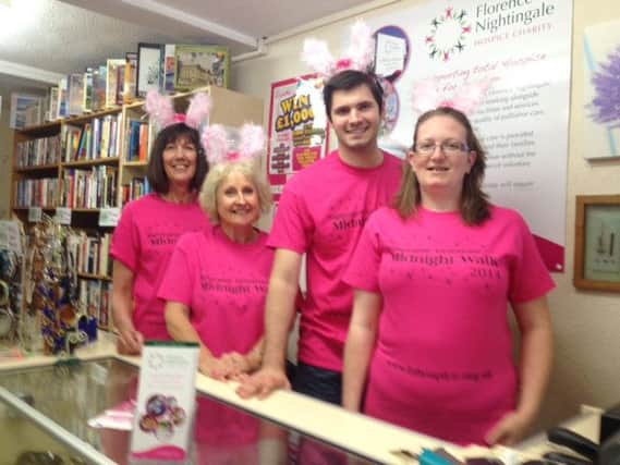 Shop Manager James Barnett and his team in the Leighton Buzzard