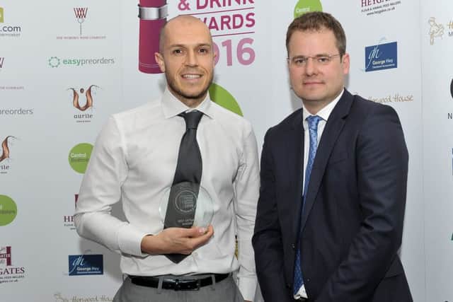 Steve Lowe (left) of The Little Buzzard Bakery which won Best Artisan Bakery in the Bedfordshire Food & Drink Awards