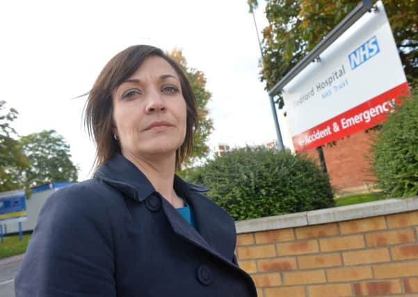 b12-1132 Labour councillor Louise King speaks out about regional changes to the health service. ENGPNL00120120910160325