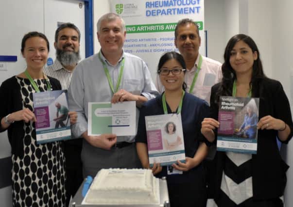 The new six-strong consultant  team at the Luton & Dunstable Hospital rheumatology service