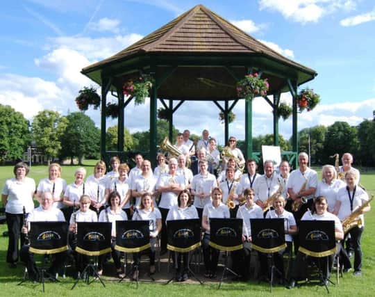 Leighton-Linslade Concert Band entertained the crowds at a Sunday afternoon concert
