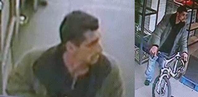CCTV issued following bicycle theft