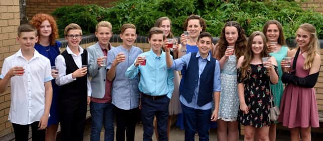 Celebrating students at Linslade School after its 'good' Ofsted report
