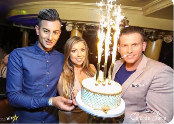 La Belle Cake company made a birthday cake for former The Only Way Is Essex star Abigail Clarke. Photo by La Belle Cake Company