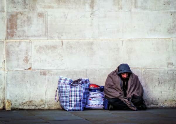 Homelessness is a problem in Leighton Buzzard: Library image