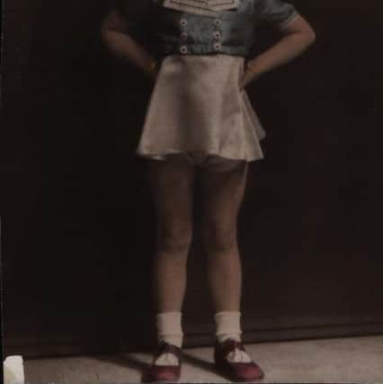 A young Doreen Rolls, aged 5 years
