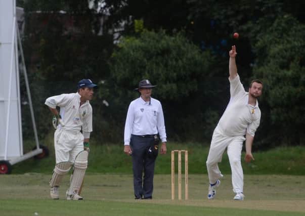 Leighton Buzzard 2nds' Andy Smith against Didcot