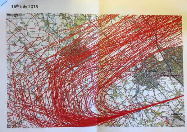 Flight paths July 2015