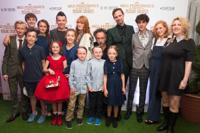 Thomas and Joseph with Tim Burton and the star-studded cast