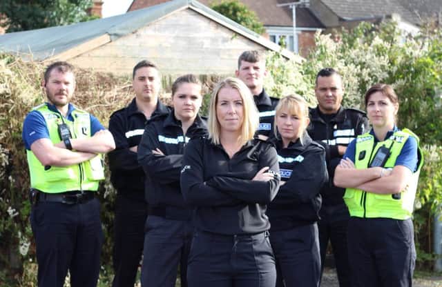 The Leighton Buzzard Sentinel team are headed up by Sgt Louise Bates (front)