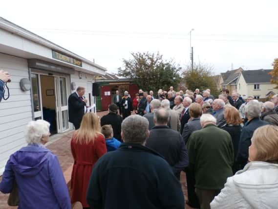 Official opening of the new station at Leighton Buzzard Railway