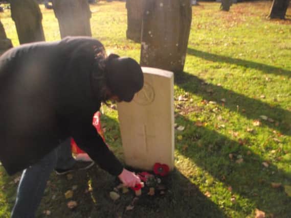 Lest we forget - war graves lovingly tended in Wing churchyard