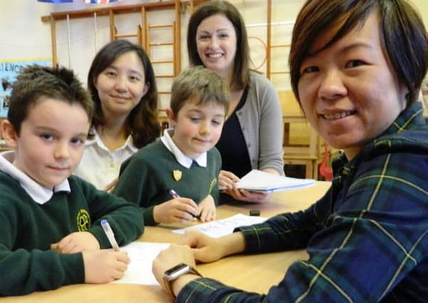 Pupils at Greenleas School learns maths the Shangahi way