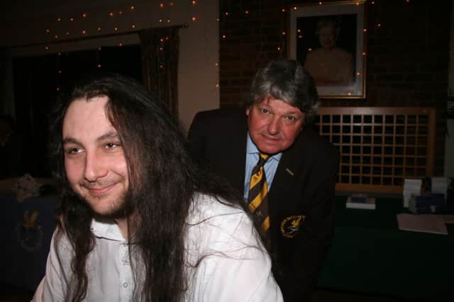 1. Rory before his charity hair harvesting