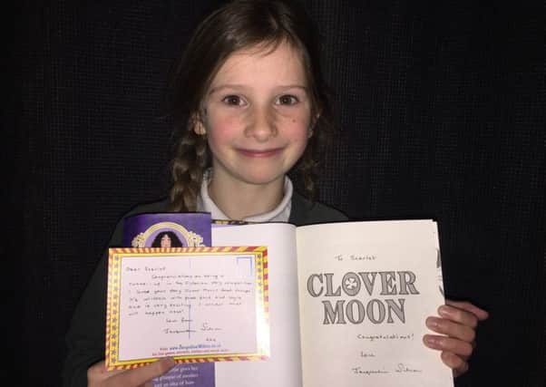 Leighton schoolgirl Scarlet MacKenzie who has won a prize in a Jacqueline Wilson competition