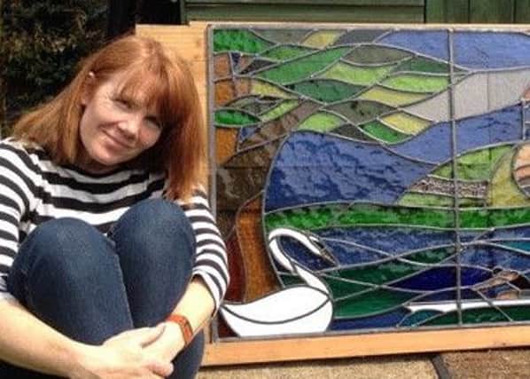 Leighton Buzzard stained glass artist Anna Conti