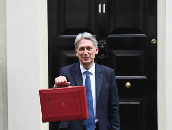 Chancellor Philip Hammond departs 11 Downing Street, London, as he heads to the Palace of Westminster for the delivery of the Budget statement.   PRESS ASSOCIATION Photo. Picture date: Wednesday March 8, 2017. See PA story BUDGET Main. Photo credit should read: Victoria Jones/PA Wire BUDGET_Main_112674.JPG