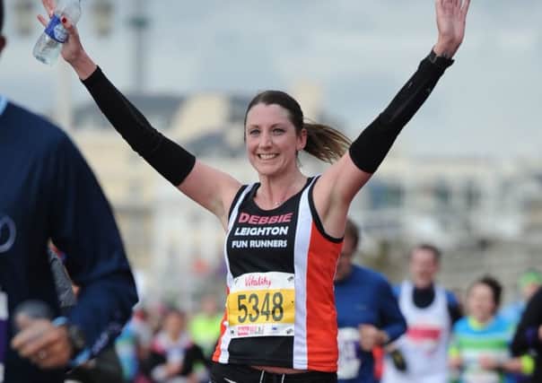 Leighton runner Debbie Roff who is doing the marathon for the East Anglia Air  Ambulance
