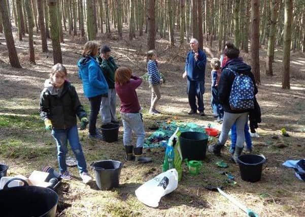 The Leighton branch of the Woodcraft Folk celebrate their 10th anniversary with a day of activity at Rushmere Country Parkl