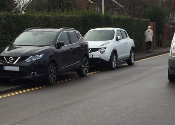 Illegal parking near Clipstone Brook Lower School
