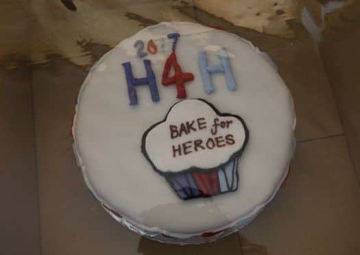 Olivia's cake for Help for Heroes