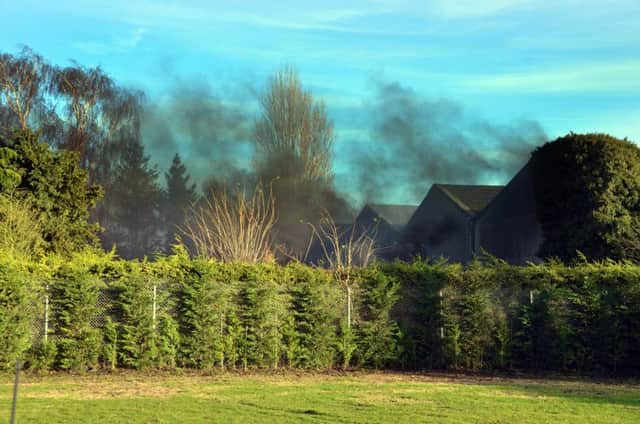 Bonfire smoke is thick and heavy. Have you got any pictures of the smoke in Cheddington? Send them to news@lbobserver.co.uk. (Credit: Tim Wilson; image of Cradge Bank, Midlands).