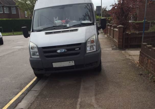 Parking on the yellow lines outside Clipstone Brook Lower