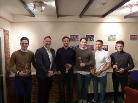 Leighton Town's award winners