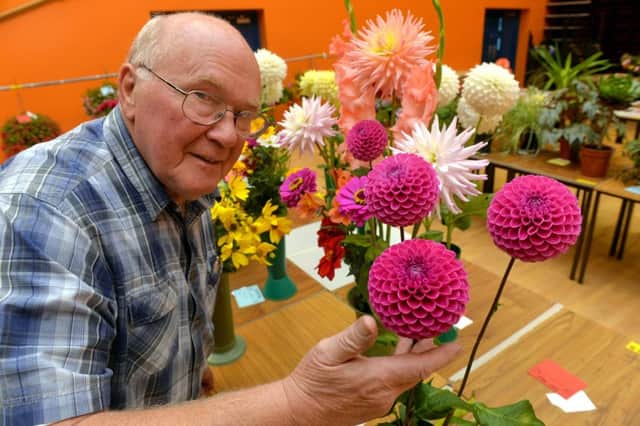 Ralph at a Linslade Horticultural Society summer show