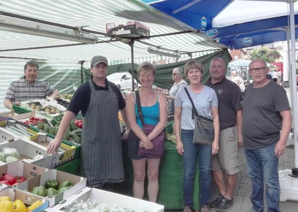 Market traders unhappy about the planned changes in Leighton Buzzard